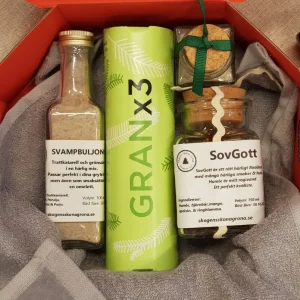 6+1 =7 härliga lokalproducerade produkter i en snygg presentförpackning !