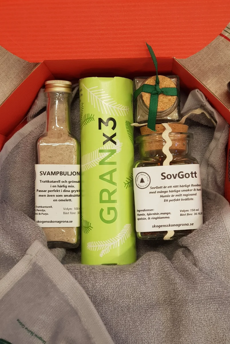 6+1 =7 härliga lokalproducerade produkter i en snygg presentförpackning !