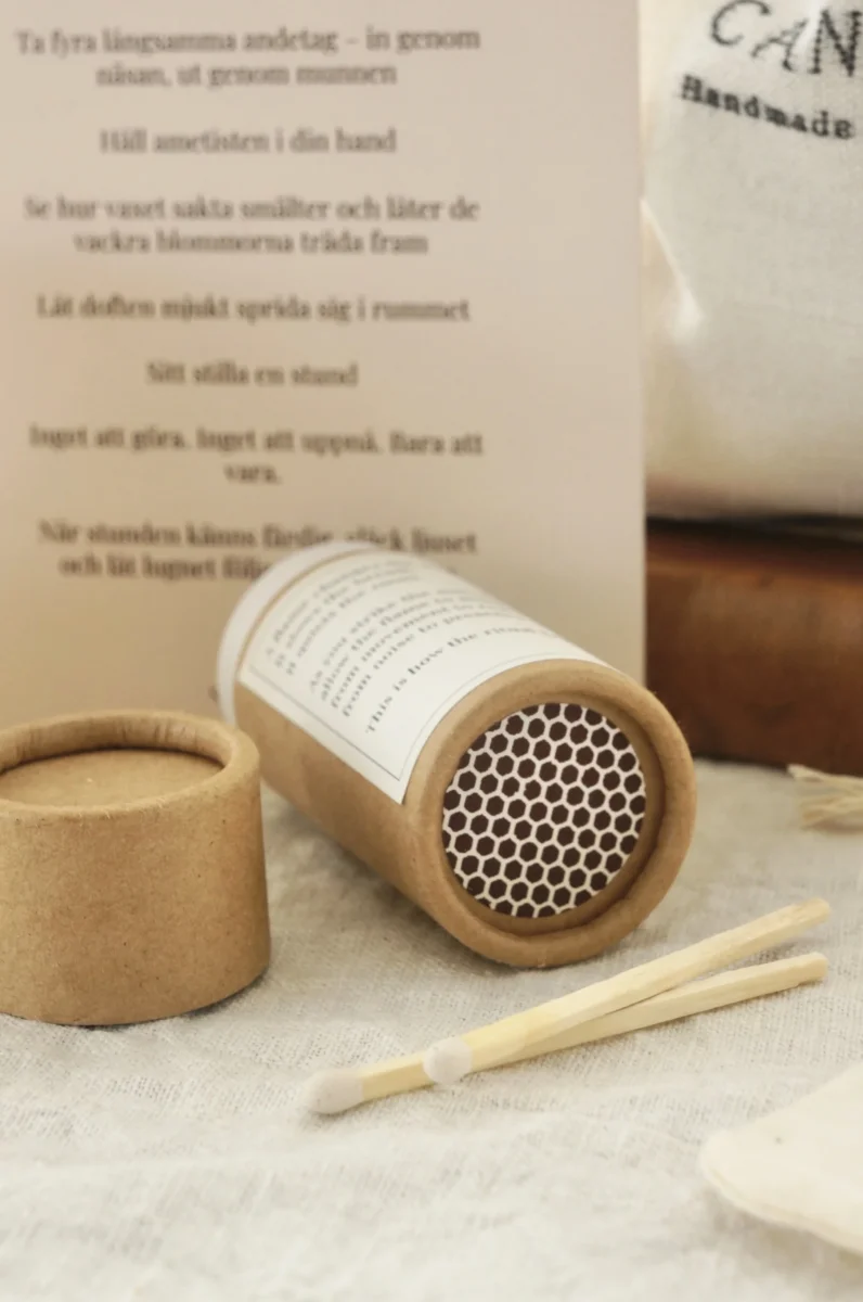 En lugn stund – self care kit med aromalampa, doftpraliner & ametist - Bild 8