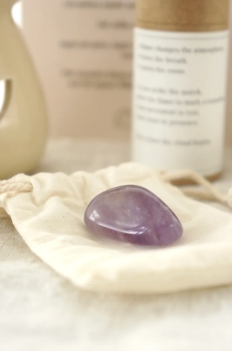 En lugn stund – self care kit med aromalampa, doftpraliner & ametist - Bild 7