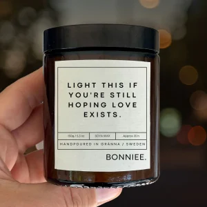 Hopeful Heart Candle – Light This If You're Still Hoping Love Exists