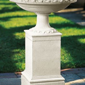 Regency fågelbad med Pedestal