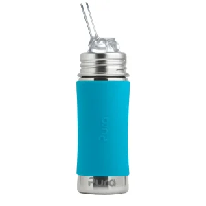 Pura Kiki Sugrörsmugg Kiddo 325 ml / aqua