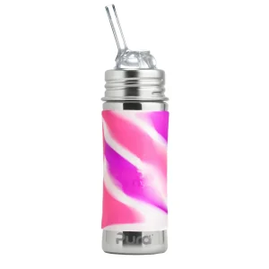 Pura Kiki Sugrörsmugg Kiddo 325 ml / pink swirl