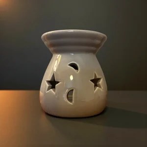 Starlight – Aromalampa med månar & stjärnor i keramik